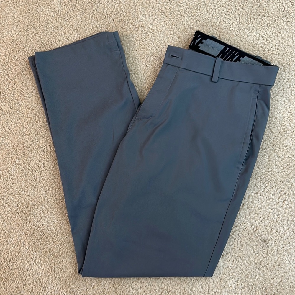 Gray Nike Dri-fit Golf Pants